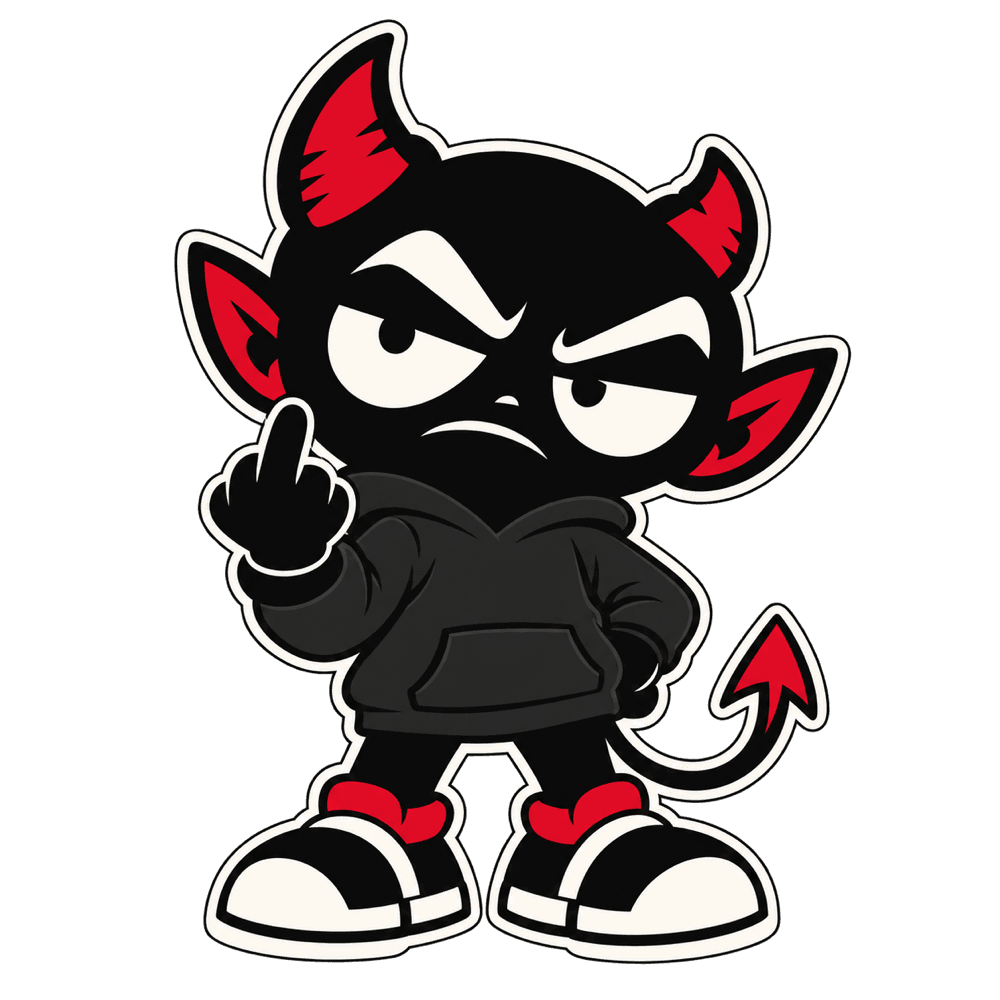 Club Spite’s fed-up imp mascot